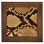 Snake Print Big	 Framed Tile