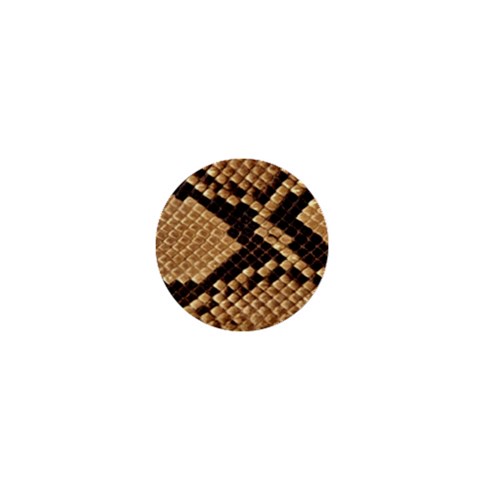 Snake Print Big	 1  Mini Button from ArtsNow.com Front