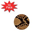 Snake Print Big	 1  Mini Button (10 pack)