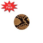 Snake Print Big	 1  Mini Magnet (10 pack)