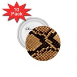 Snake Print Big	 1.75  Button (10 pack)