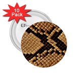 Snake Print Big	 2.25  Button (10 pack)