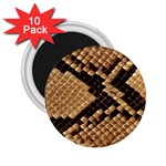 Snake Print Big	 2.25  Magnet (10 pack)