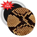 Snake Print Big	 3  Magnet (10 pack)