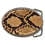 Snake Print Big	 Belt Buckle