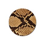 Snake Print Big	 Magnet 3  (Round)