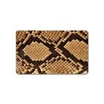 Snake Print Big	 Magnet (Name Card)