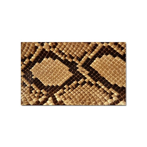 Snake Print Big	 Sticker Rectangular (10 pack) from ArtsNow.com Front