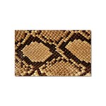 Snake Print Big	 Sticker Rectangular (10 pack)