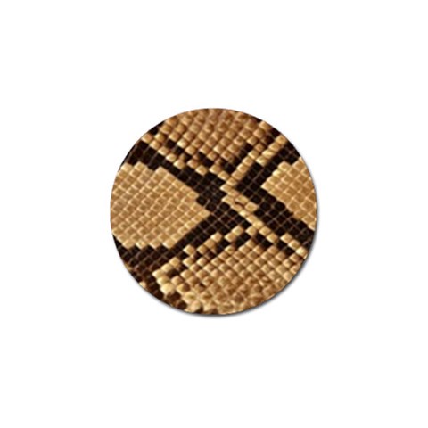 Snake Print Big	 Golf Ball Marker from ArtsNow.com Front
