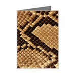 Snake Print Big	 Mini Greeting Card