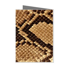 Snake Print Big	 Mini Greeting Cards (Pkg of 8) from ArtsNow.com Left