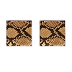 Snake Print Big	 Cufflinks (Square)