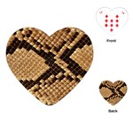 Snake Print Big	Playing Cards (Heart)