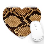 Snake Print Big	 Mousepad (Heart)