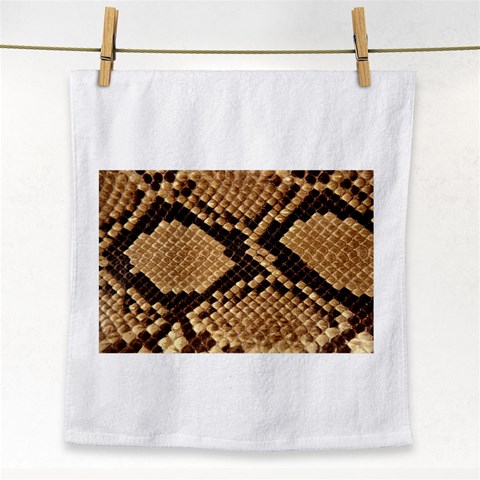Snake Print Big	 Face Towel from ArtsNow.com Front