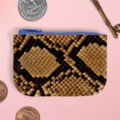 Snake Print Big	 Mini Coin Purse from ArtsNow.com Front