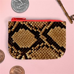 Snake Print Big	 Mini Coin Purse from ArtsNow.com Front