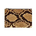 Snake Print Big	 Cosmetic Bag (Large)