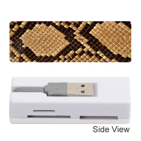 Snake Print Big	Memory Card Reader (Stick) from ArtsNow.com Front