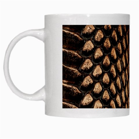 Cobra Print	 White Mug from ArtsNow.com Left