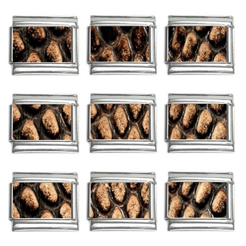 Cobra Print	9mm Italian Charm (9 pack) from ArtsNow.com Front