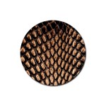 Cobra Print	 Rubber Round Coaster (4 pack)