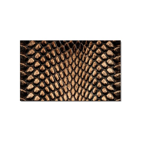 Cobra Print	 Sticker Rectangular (100 pack) from ArtsNow.com Front