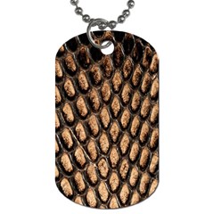 Cobra Print	 Dog Tag (Two Sides) from ArtsNow.com Front