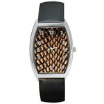 Cobra Print	 Barrel Style Metal Watch