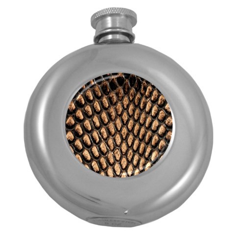 Cobra Print	 Hip Flask (5 oz) from ArtsNow.com Front