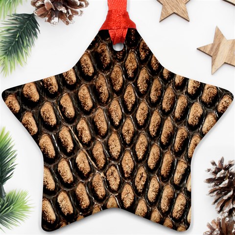 Cobra Print	 Star Ornament (Two Sides) from ArtsNow.com Front