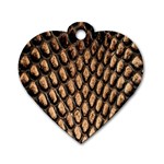 Cobra Print	 Dog Tag Heart (One Side)