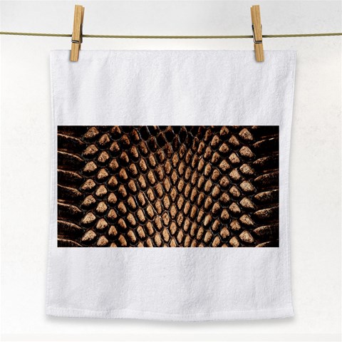 Cobra Print	 Face Towel from ArtsNow.com Front
