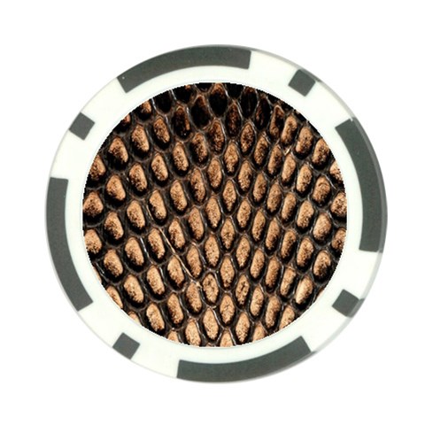 Cobra Print	 Poker Chip Card Guard (10 pack) from ArtsNow.com Front