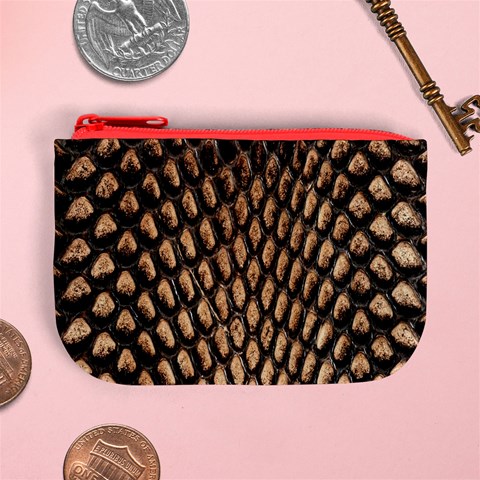 Cobra Print	 Mini Coin Purse from ArtsNow.com Front