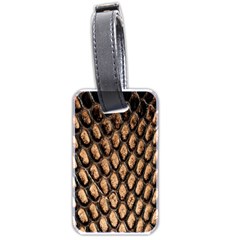 Cobra Print	 Luggage Tag (two sides) from ArtsNow.com Back