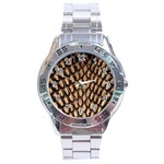 Cobra Print	 Stainless Steel Analogue Men’s Watch