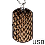 Cobra Print	Dog Tag USB Flash (One Side)