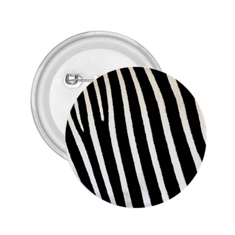Zebra Print	 2.25  Button from ArtsNow.com Front