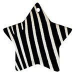 Zebra Print	 Ornament (Star)