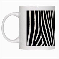 Zebra Print	 White Mug from ArtsNow.com Left