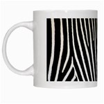 Zebra Print	 White Mug