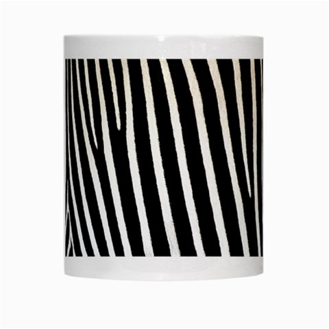 Zebra Print	 White Mug from ArtsNow.com Center