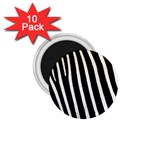 Zebra Print	 1.75  Magnet (10 pack)