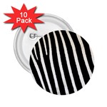 Zebra Print	 2.25  Button (10 pack)