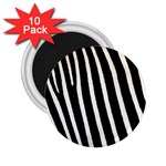 Zebra Print	 2.25  Magnet (10 pack)