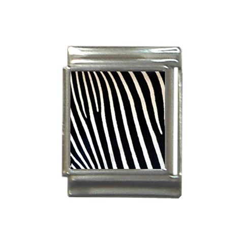 Zebra Print	 Italian Charm (13mm) from ArtsNow.com Front
