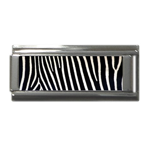 Zebra Print	Super Link intalian Charm (9mm) from ArtsNow.com Front