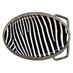 Zebra Print	 Belt Buckle